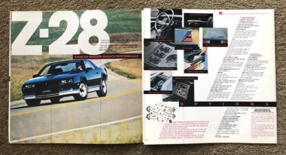 1982 Chevrolet Camaro Brochure - Image 8
