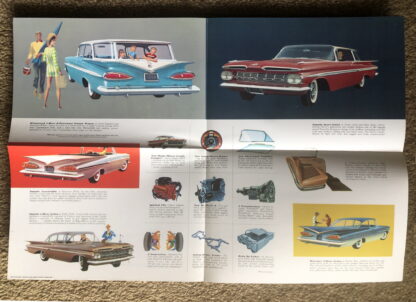 1959 Chevrolet Range Impala Bel Air Biscayne Kingswood Brochure - Image 5