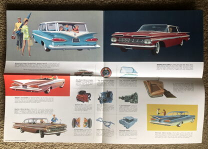 1959 Chevrolet Range Impala Bel Air Biscayne Kingswood Brochure - Image 6