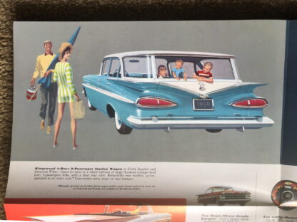 1959 Chevrolet Range Impala Bel Air Biscayne Kingswood Brochure - Image 7