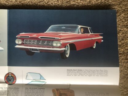 1959 Chevrolet Range Impala Bel Air Biscayne Kingswood Brochure - Image 9