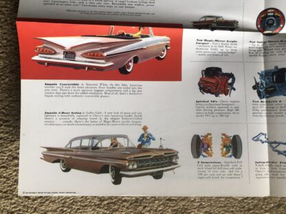 1959 Chevrolet Range Impala Bel Air Biscayne Kingswood Brochure - Image 11