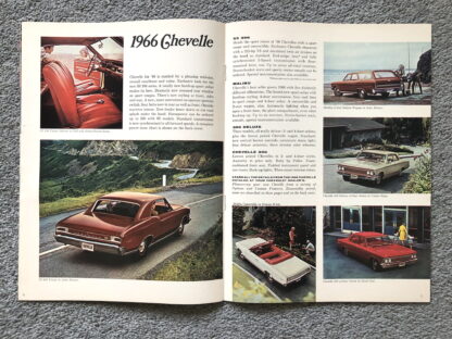 1966 Chevrolet Range Brochure Impala, Caprice, Bel Air, Biscayne, Corvette - Image 4