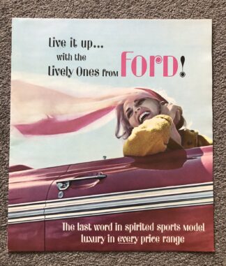 1962 Ford Range Brochure Falcon, Fairline, Thunderbird, Galaxie, Wagons