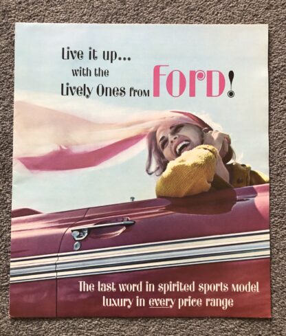 1962 Ford Range Brochure Falcon, Fairline, Thunderbird, Galaxie, Wagons