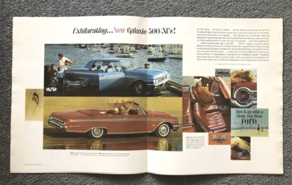 1962 Ford Range Brochure Falcon, Fairline, Thunderbird, Galaxie, Wagons - Image 2