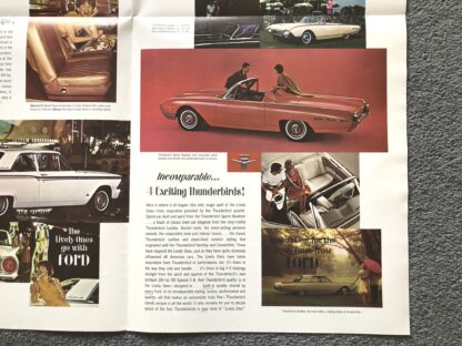 1962 Ford Range Brochure Falcon, Fairline, Thunderbird, Galaxie, Wagons - Image 5