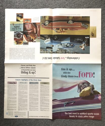 1962 Ford Range Brochure Falcon, Fairline, Thunderbird, Galaxie, Wagons - Image 7