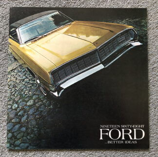 1968 Ford Range Brochure Falcon, Thunderbird, Galaxie, Fairlane