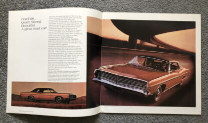 1968 Ford Range Brochure Falcon, Thunderbird, Galaxie, Fairlane - Image 2