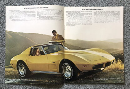 1974 Chevrolet Corvette Brochure - Image 2