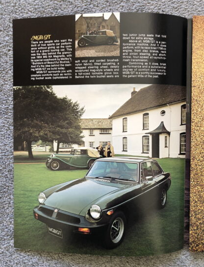 1974 MG MGB, MGB GT, Midget Brochure - Image 2