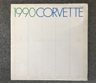 1990 Chevrolet Corvette Brochure