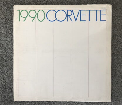 1990 Chevrolet Corvette Brochure