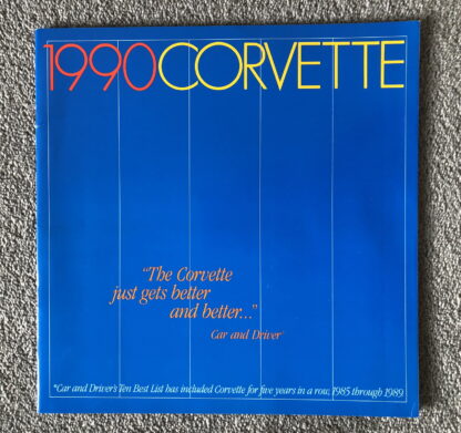 1990 Chevrolet Corvette Brochure - Image 2