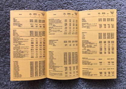 1981 Austin Morris Cars Price List Mini, Metro, Maxi, Princess, Allegro, Ital - Image 2