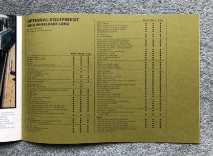 1974 Land Rover 109" Brochure - Image 10