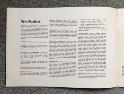 1977 Rover SD1 3500 Brochure - Image 13