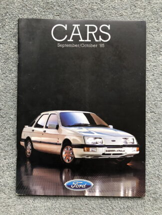 1985 Ford Range Brochure  Escort, Fiesta, Orion, Sierra, Capri, Granada