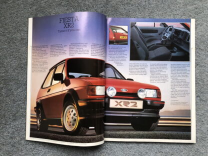 1985 Ford Range Brochure  Escort, Fiesta, Orion, Sierra, Capri, Granada - Image 4