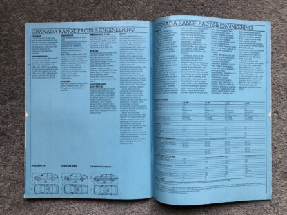 1985 Ford Range Brochure  Escort, Fiesta, Orion, Sierra, Capri, Granada - Image 20