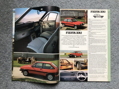 1982 Ford Range Brochure  Escort, Fiesta, Sierra, Capri, Granada - Image 2
