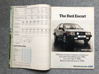 1982 Ford Range Brochure  Escort, Fiesta, Sierra, Capri, Granada - Image 4