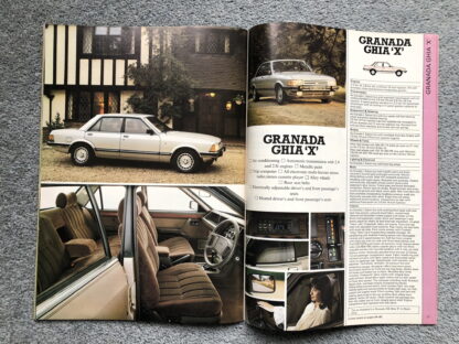 1982 Ford Range Brochure  Escort, Fiesta, Sierra, Capri, Granada - Image 17