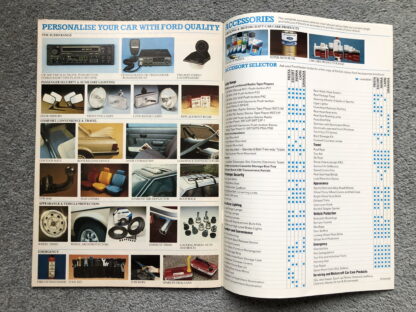 1982 Ford Range Brochure  Escort, Fiesta, Sierra, Capri, Granada - Image 19