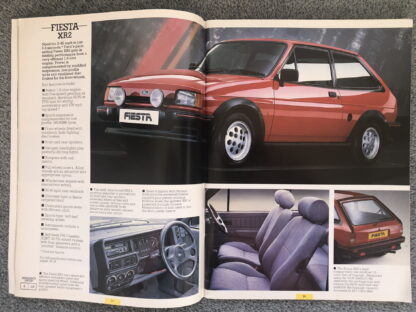 1987 Ford Range Brochure  Escort, Fiesta, Orion, Sierra, Granada, Scorpio - Image 4
