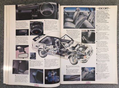 1987 Ford Range Brochure  Escort, Fiesta, Orion, Sierra, Granada, Scorpio - Image 6