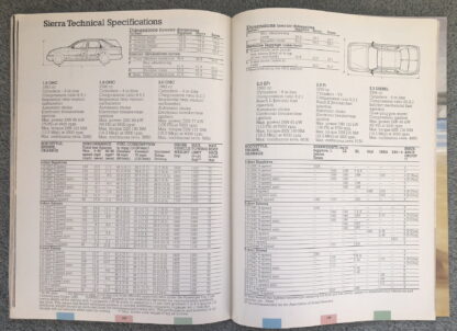 1987 Ford Range Brochure  Escort, Fiesta, Orion, Sierra, Granada, Scorpio - Image 14