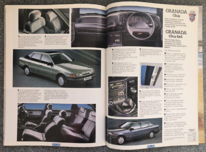 1987 Ford Range Brochure  Escort, Fiesta, Orion, Sierra, Granada, Scorpio - Image 16