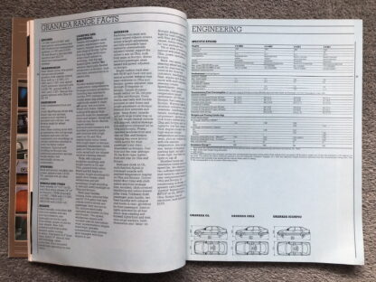 1985 Ford Range Brochure  Escort, Fiesta, Orion, Sierra, Capri, Granada - Image 5