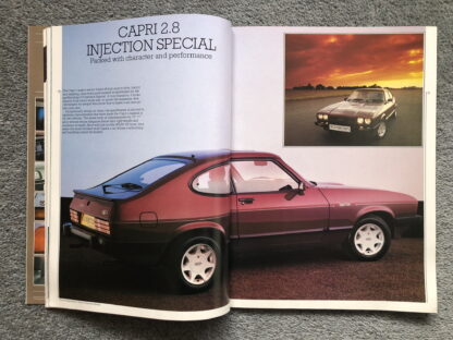 1985 Ford Range Brochure  Escort, Fiesta, Orion, Sierra, Capri, Granada - Image 7