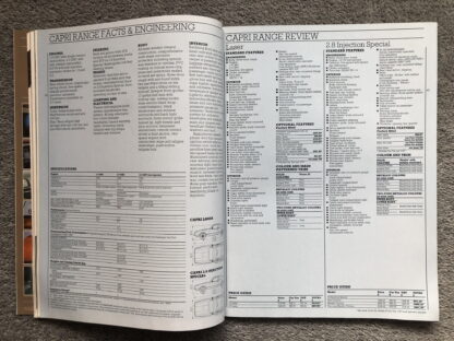 1985 Ford Range Brochure  Escort, Fiesta, Orion, Sierra, Capri, Granada - Image 8