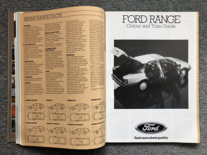 1985 Ford Range Brochure  Escort, Fiesta, Orion, Sierra, Capri, Granada - Image 11