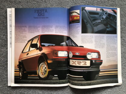 1985 Ford Range Brochure  Escort, Fiesta, Orion, Sierra, Capri, Granada - Image 19