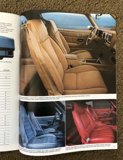 1979 Chevrolet Camaro Brochure - Image 7