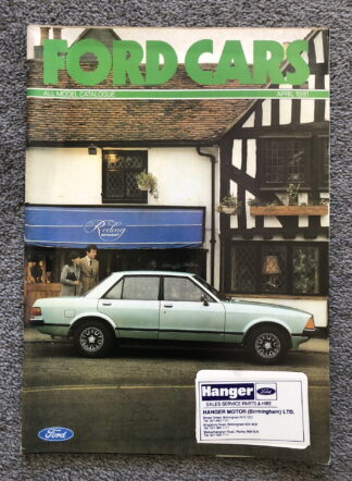 1981 Ford Range Brochure  Escort, Fiesta, Cortina, Capri, Granada