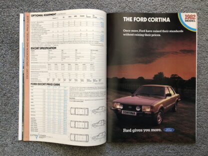1982 Ford Range Brochure  Escort, Fiesta, Cortina, Capri, Granada - Image 8