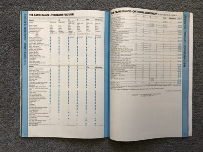 1982 Ford Range Brochure  Escort, Fiesta, Cortina, Capri, Granada - Image 16
