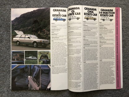 1982 Ford Range Brochure  Escort, Fiesta, Cortina, Capri, Granada - Image 19