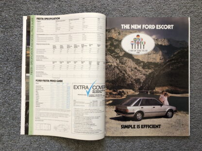1981 Ford Range Brochure  Escort, Fiesta, Cortina, Capri, Granada - Image 5