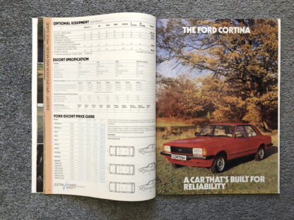 1981 Ford Range Brochure  Escort, Fiesta, Cortina, Capri, Granada - Image 8