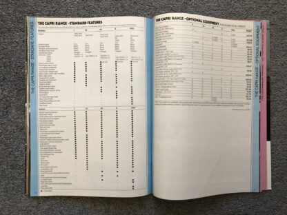 1981 Ford Range Brochure  Escort, Fiesta, Cortina, Capri, Granada - Image 15