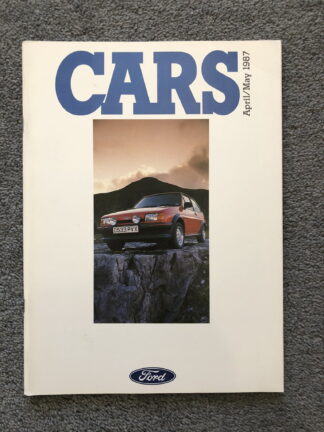 1987 Ford Range Brochure  Escort, Fiesta, Orion, Sierra, Granada, Scorpio