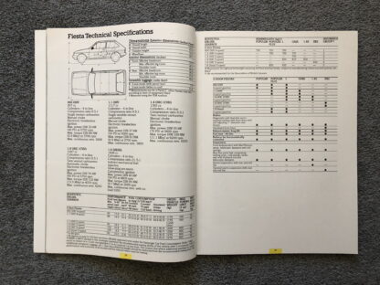 1987 Ford Range Brochure  Escort, Fiesta, Orion, Sierra, Granada, Scorpio - Image 5