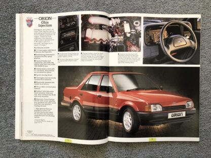 1987 Ford Range Brochure  Escort, Fiesta, Orion, Sierra, Granada, Scorpio - Image 10