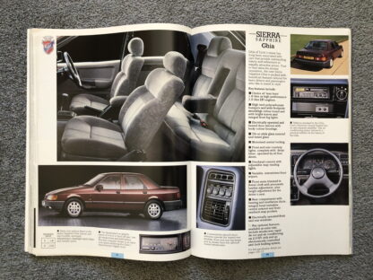 1987 Ford Range Brochure  Escort, Fiesta, Orion, Sierra, Granada, Scorpio - Image 13